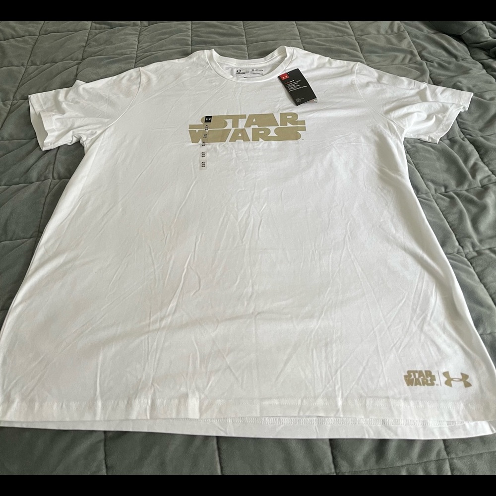 Under Armour Men’s Star Wars T-shirt white XL new with tags